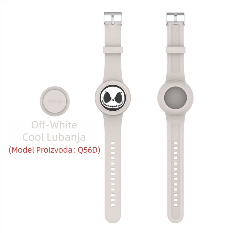 Pogodno za Apple Airtag, vodootpornu traku za zglob, torbu s crtanim likovima i našivkom za djecu.