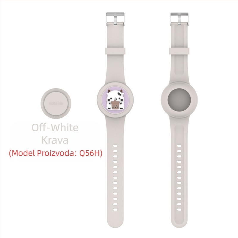 Pogodno za Apple Airtag, vodootpornu traku za zglob, torbu s crtanim likovima i našivkom za djecu.