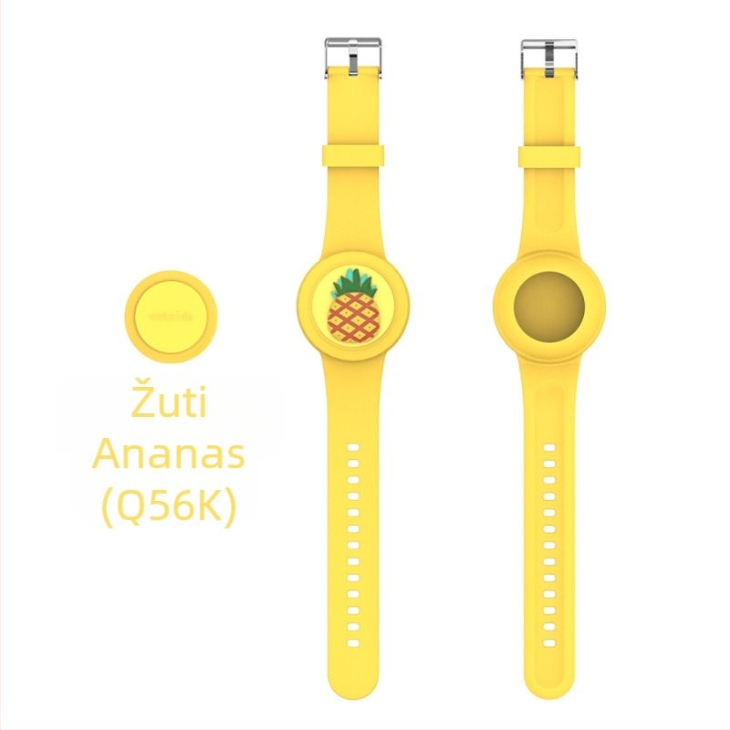 Pogodno za Apple Airtag, vodootpornu traku za zglob, torbu s crtanim likovima i našivkom za djecu.