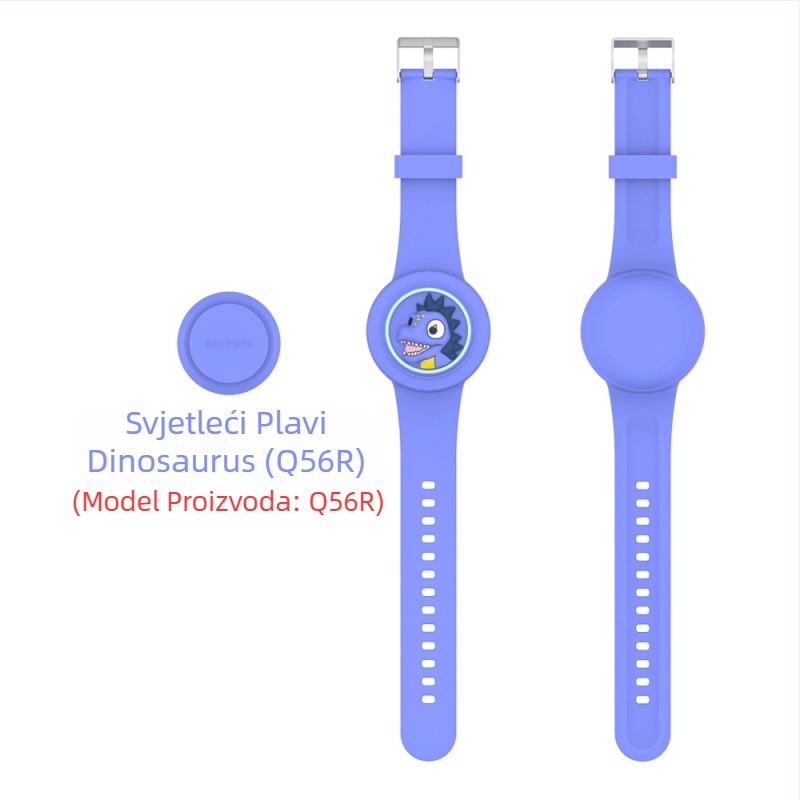 Pogodno za Apple Airtag, vodootpornu traku za zglob, torbu s crtanim likovima i našivkom za djecu.