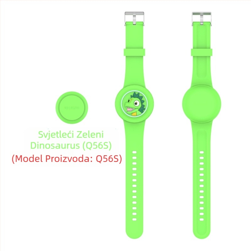 Pogodno za Apple Airtag, vodootpornu traku za zglob, torbu s crtanim likovima i našivkom za djecu.