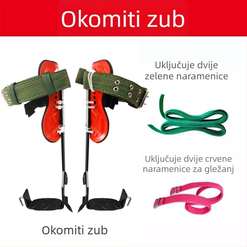 Tvornica veleprodaje artefakta za penjanje po drveću uspravni alat za penjanje po drveću vezati za stopala sin veliki okret Hornet kopča za stopala branje željeznih cipela