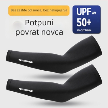 Muški navlak za ruke od ledene svile, za zaštitu od sunca, hladan osjećaj, prozračni, UV zaštita, ljetni štitnik za ruke za biciklizam