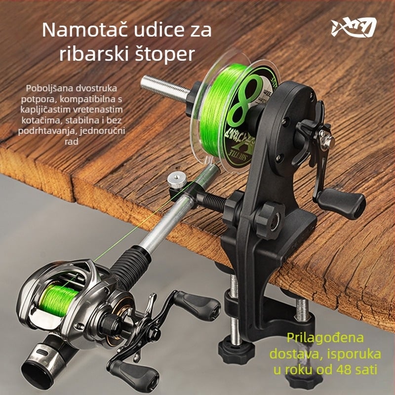 Oštrica za ribnjak, namotavanje kotača za ribu, PE žica, alat za brzo namatanje, kotač za spuštanje, predivo, posebni pribor za ribolov