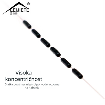 Svemirski grah, rasuti, 300 grama, jedna maslinasto crna guma visoke koncentričnosti, cilindrični ribolovni pribor, tvornički outlet