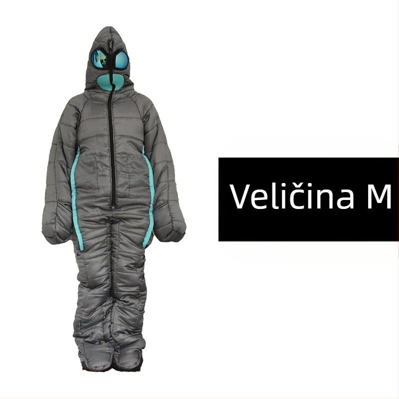 Vreća za spavanje u vanzemaljskom stilu za kampiranje na otvorenom, bolnička pratnja, zaštita od topline i hladnoće, vreća za spavanje za noćno čitanje i preko noći, vreća za spavanje za mame