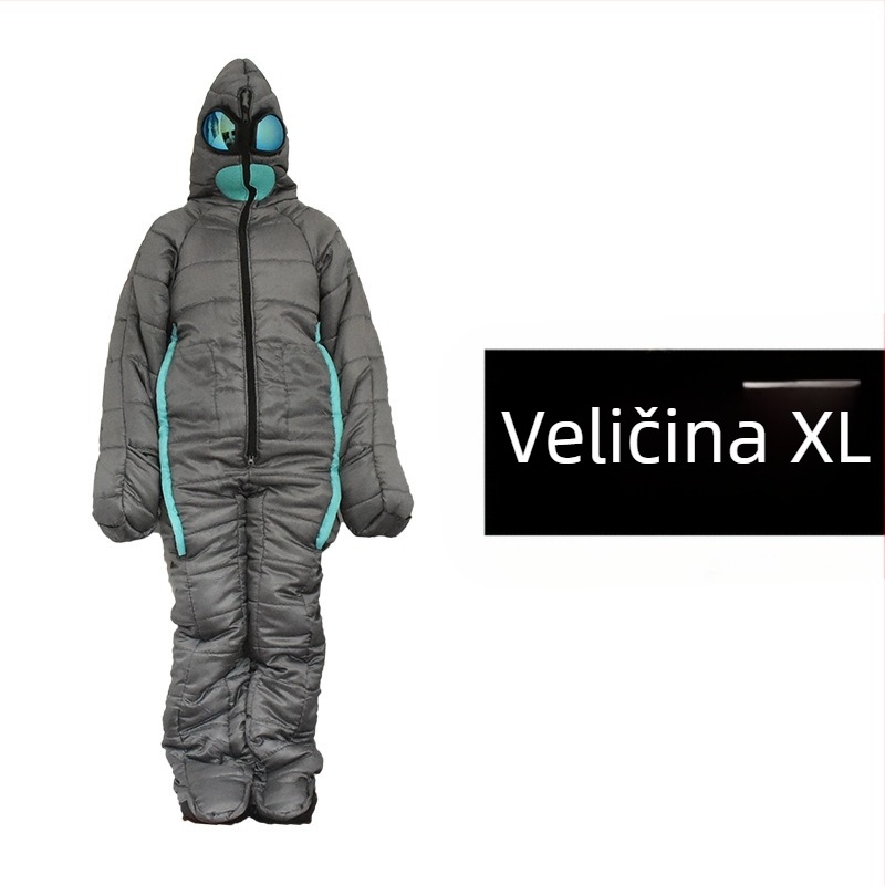 Vreća za spavanje u vanzemaljskom stilu za kampiranje na otvorenom, bolnička pratnja, zaštita od topline i hladnoće, vreća za spavanje za noćno čitanje i preko noći, vreća za spavanje za mame