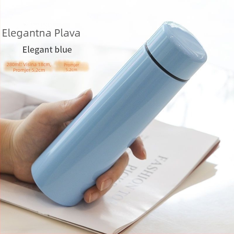 Prijenosna džepna šalica od nehrđajućeg čelika 304, mini jednostavna šalica za vodu za male djevojčice i učenice, slatka termosica