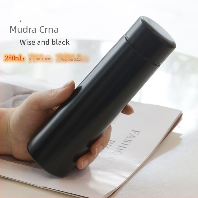 Prijenosna džepna šalica od nehrđajućeg čelika 304, mini jednostavna šalica za vodu za male djevojčice i učenice, slatka termosica