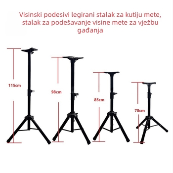 Prekogranična višenamjenska kutija za metu od legure i plastike s podignutim postoljem, model, prekogranična vruća rasprodaja