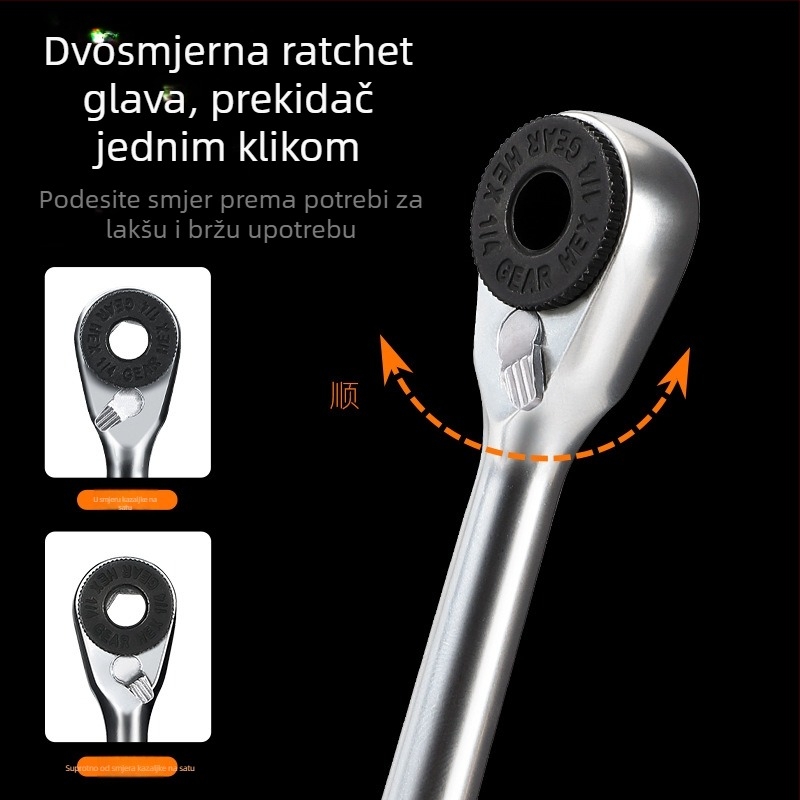 Alat za popravak bicikala West Rider, ključ s čegrtaljkom za brdski bicikl, kombinirani alat, odijelo za opremu za popravak vozila za vožnju