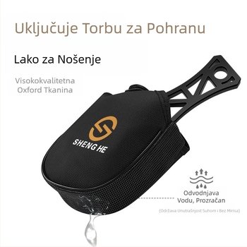 Sklopiva ribarska mreža, mala ribarska mreža, prijenosna mini ručna ribarska mreža, poseban ribolovni alat, puni set pribora