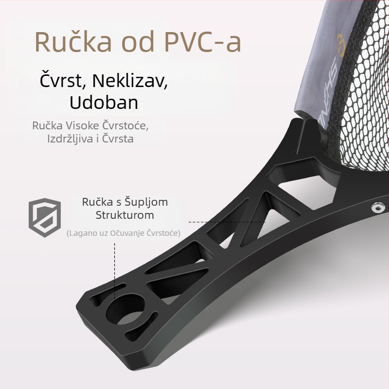 Sklopiva ribarska mreža, mala ribarska mreža, prijenosna mini ručna ribarska mreža, poseban ribolovni alat, puni set pribora