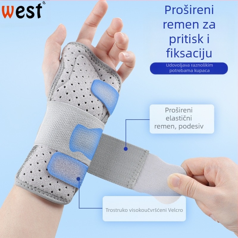 Čelična ploča za fiksiranje tetive zgloba ručnog zgloba, fiksna ortoza za zglob, remen za zglob, omotač za zglob, štitnik za zglob