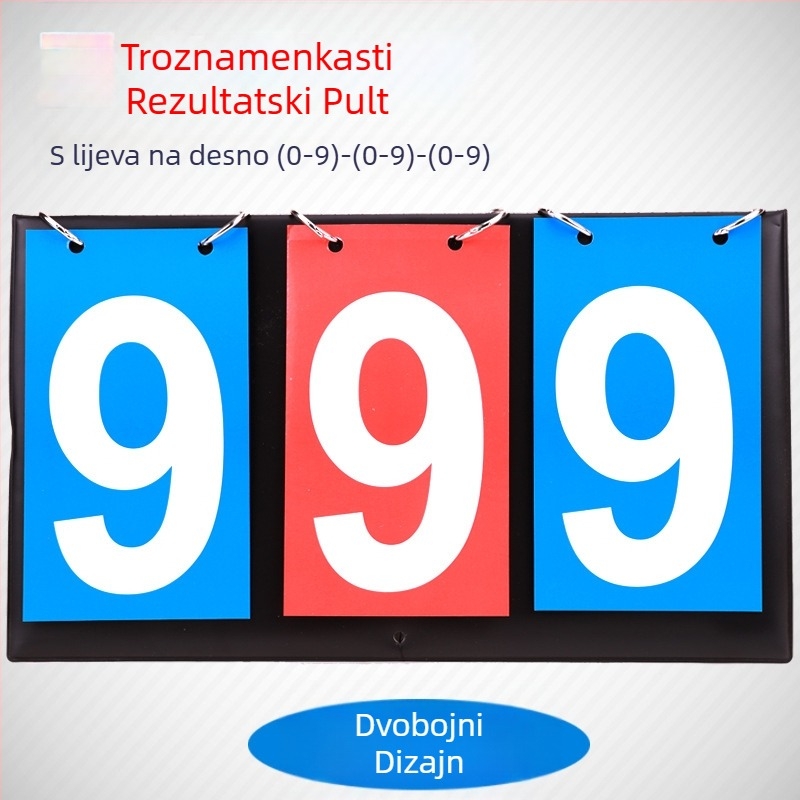 Dvoznamenkasta ploča za bodovanje, troznamenkasta višenamjenska ploča za bodovanje, uređaj za bodovanje u stolnom tenisu, četveroznamenkasta ploča za bodovanje, uređaj za bodovanje u košarki
