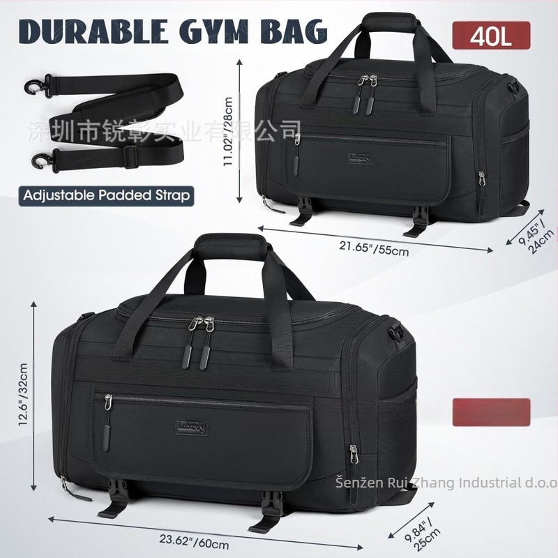 Mokra i suha torba za fitness, odvajanje, prekogranična torba za pohranu od Oxford tkanine, ultra lagana putna torba, torba za prtljagu, torba za jogu, antibakterijska, vodootporna