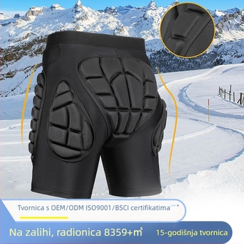 Zimske dječje skijaške hlače za odrasle, rolanje, vožnja rolanjem, prostirka za stražnjicu protiv pada, sportovi na otvorenom, štitnici za koljena i laktove, zaštita od sudara