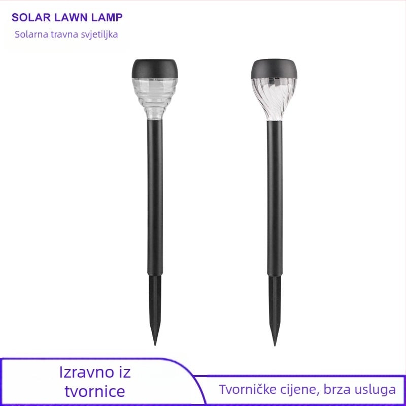 Solarna lampa i sjena za travnjak, ugradnja u dvorište, vrtni ukras, vanjska vodootporna LED noćna lampa, krajobrazna atmosferska lampa