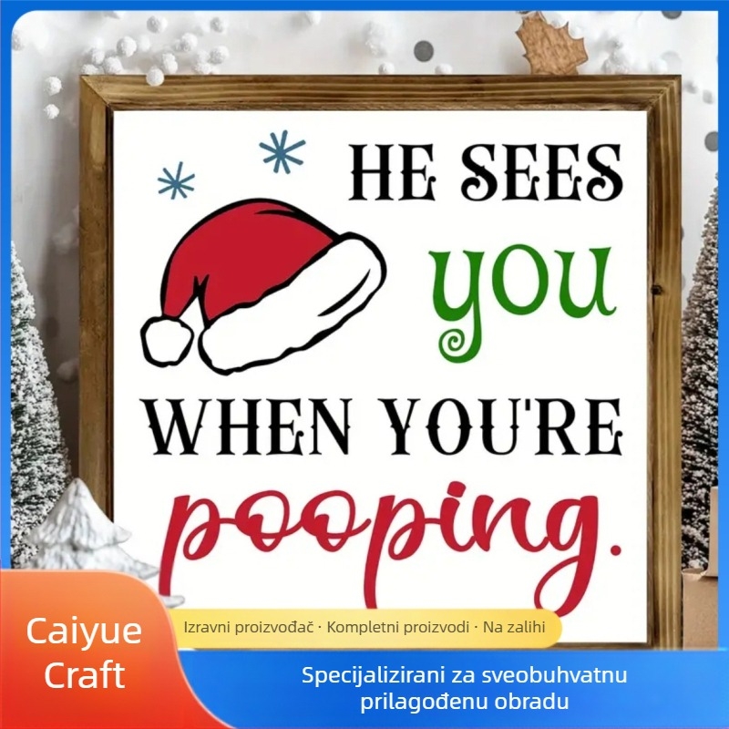 Božićni okviri za fotografije G Cross-Border Ukrasi Dekorativni znakovi Drveni božićni ukrasi Dekoracije za stol