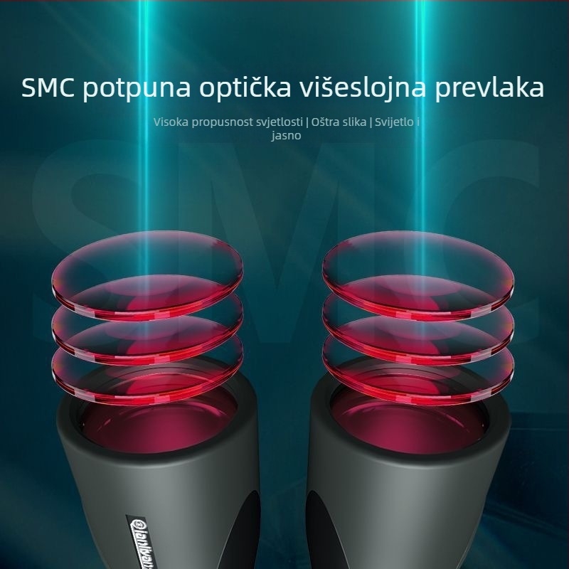 Veleprodajni dvogled ultra visoke razlučivosti 12X50 s velikim okularom i stvarnim otvorom blende, profesionalni noćni vid velike snage