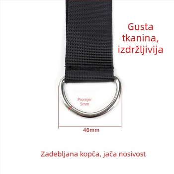 Pribor za modifikaciju portalnog užeta za fitness s užetom za povlačenje lica, uređaj za trening s tri glave i bicepsom Big Bird Rope