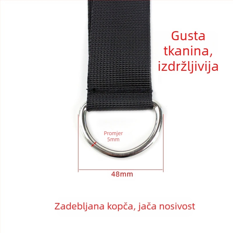 Pribor za modifikaciju portalnog užeta za fitness s užetom za povlačenje lica, uređaj za trening s tri glave i bicepsom Big Bird Rope