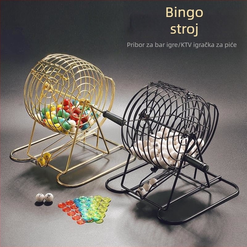 Bingo loto aparat BINGO igra vinski bar ležerna stolna igra lutrija loto aparat