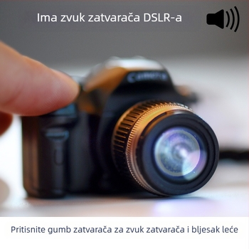 Kreativni LED svjetlosni privjesak za ključeve, simulacija zvuka, SLR fotoaparat, slatki privjesak za ključeve, torba, privjesak