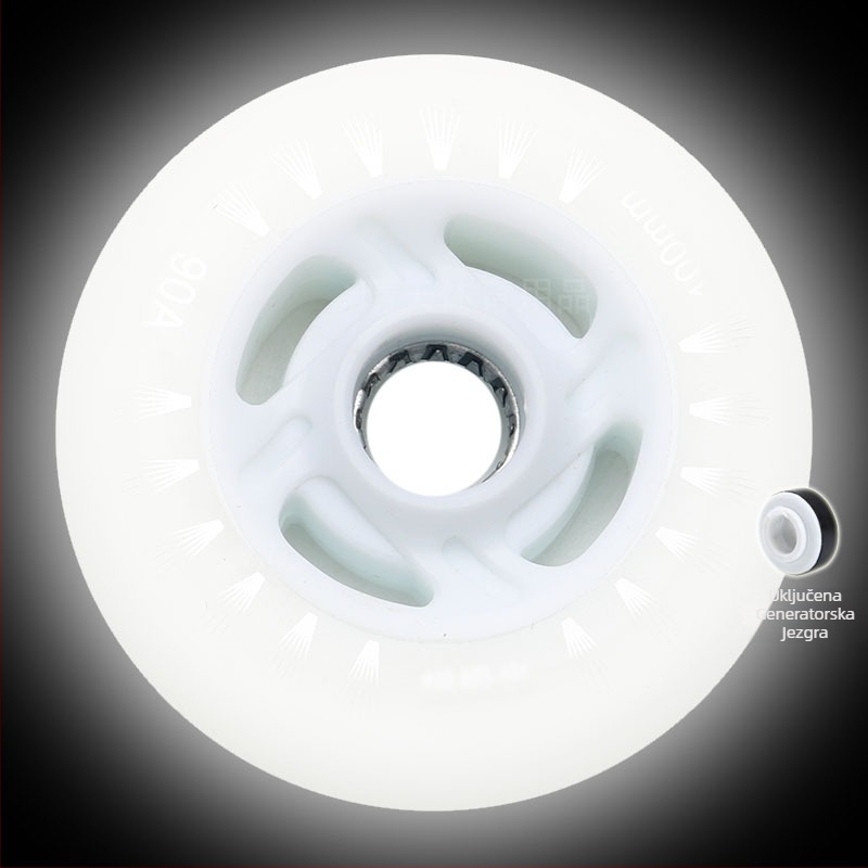 Klizaljke dječje svjetleće kotače role ravni red svjetleći kotači za odrasle rolanje PU90 brzo klizanje 100mm110mm