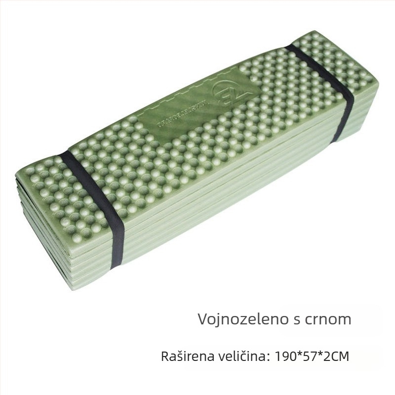 Vanjski planinarski stil, kampiranje, zadebljana prostirka otporna na vlagu, Xpe dvostruko korito za jaja, prostirka za piknik, gnijezdo za jaja, sklopiva prostirka za kampiranje 190*57