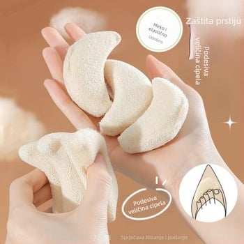 Novi mekani ulošci za prste cipela, jastučići za pola veličine za visoke pete, smanjenje veličine cipela, protiv bolova, protuklizni, zamjena za prste prednjeg dijela stopala