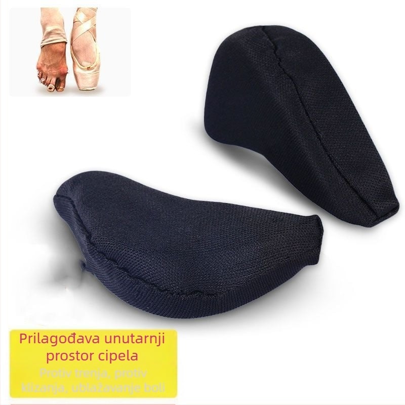 Novi mekani ulošci za prste cipela, jastučići za pola veličine za visoke pete, smanjenje veličine cipela, protiv bolova, protuklizni, zamjena za prste prednjeg dijela stopala