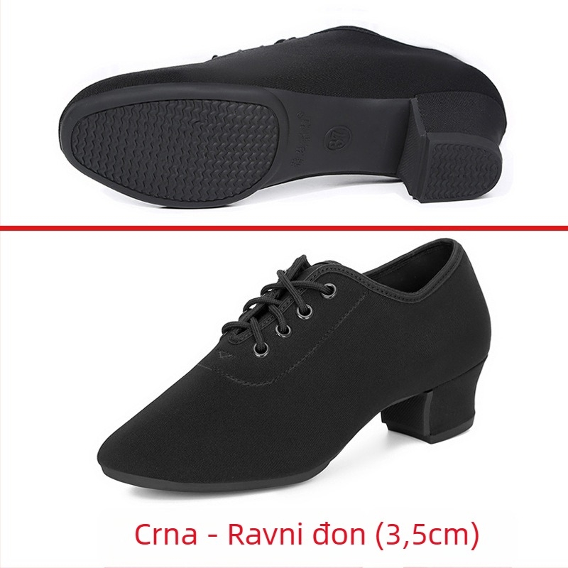 Cipele za latino ples za žene, Cipele za standardne plesove, Mekani potplati, Srednje visoke pete, Cipele za kvadratni ples, Cipele za učitelje mornarskog plesa za odrasle
