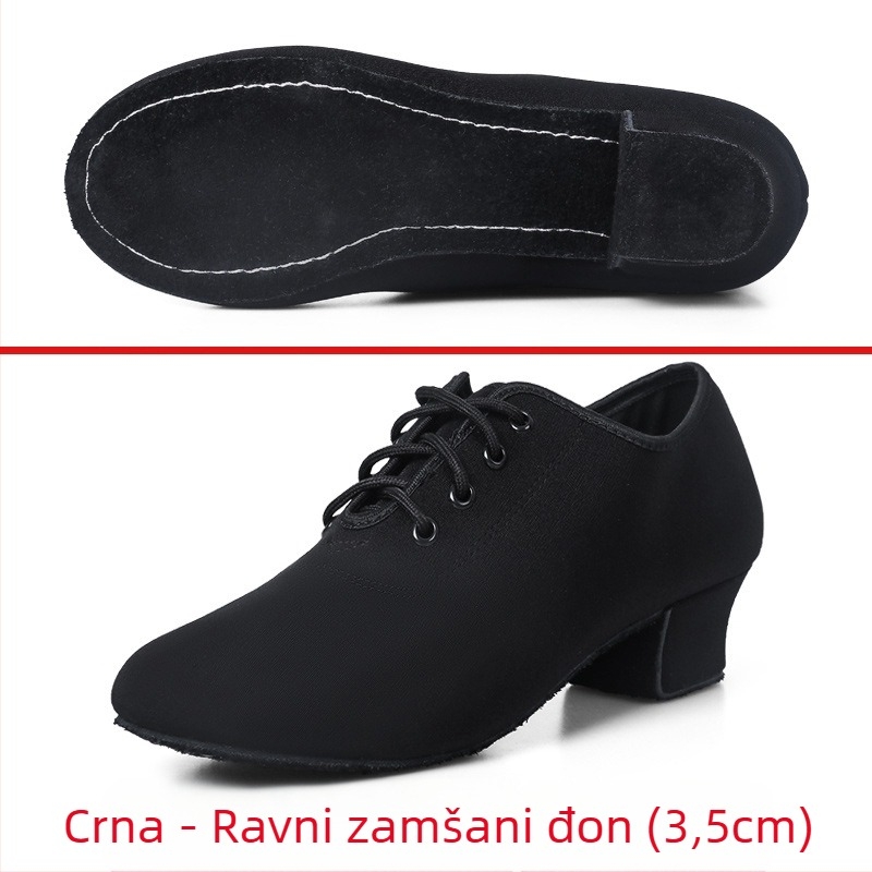Cipele za latino ples za žene, Cipele za standardne plesove, Mekani potplati, Srednje visoke pete, Cipele za kvadratni ples, Cipele za učitelje mornarskog plesa za odrasle