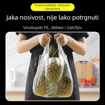 Vrećica za svježinu, PE materijal prehrambene kvalitete, kuhinja, kućanski hladnjak, mikrovalna pećnica, vrećica s kontinuiranim rolom, supermarket, vrećica za svježinu u Vwho stilu
