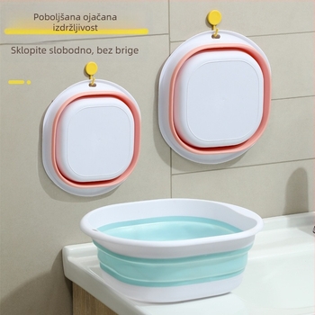 Sklopivi umivaonik, prijenosni putni umivaonik za studentski dom, umivaonik za bebe, veliki i srednji, mali plastični umivaonik