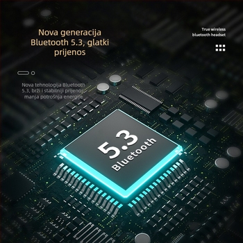 m10 Bluetooth slušalice, snažne, bežične, s dodirnim smanjenjem buke, dugotrajne, s digitalnim zaslonom F9-5c