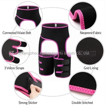 Amazon Tri-u-jednom pojas za bokove, plastični pojas koji se znoji, sportski fitness, podesivi jednodijelni pojas za struk i noge, pojas za trbuh