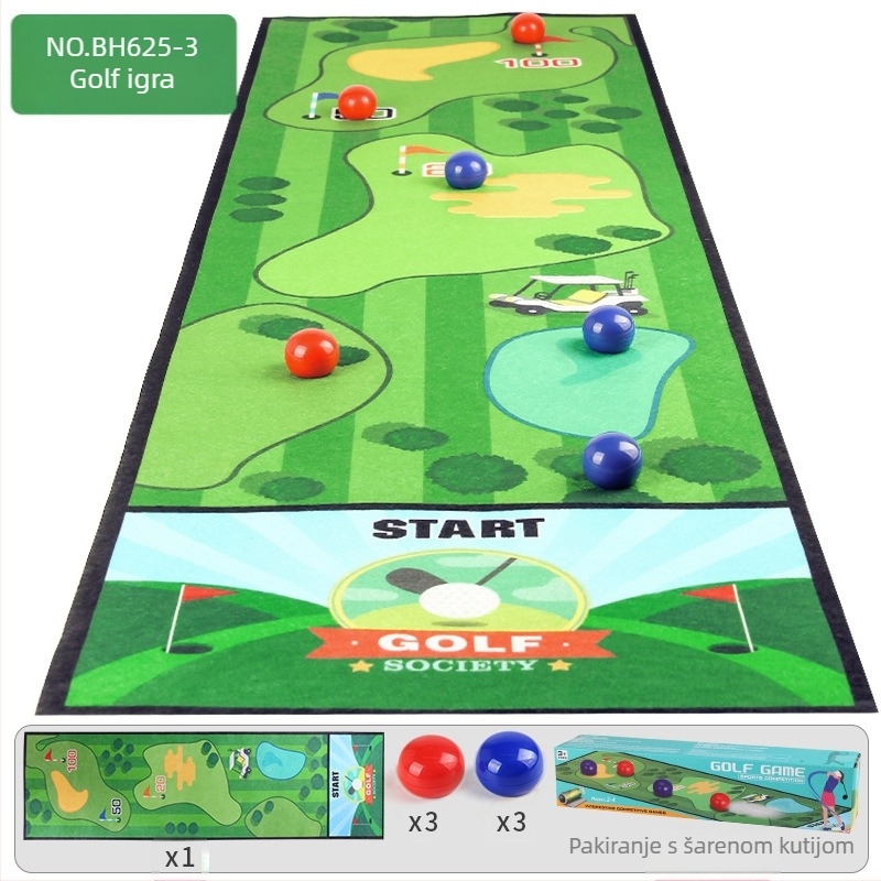 Prekogranična dječja društvena igra, golf, igraća ploča, dvostruka igra, mini curling, košarka, interaktivna igra slagalica za roditelje i djecu