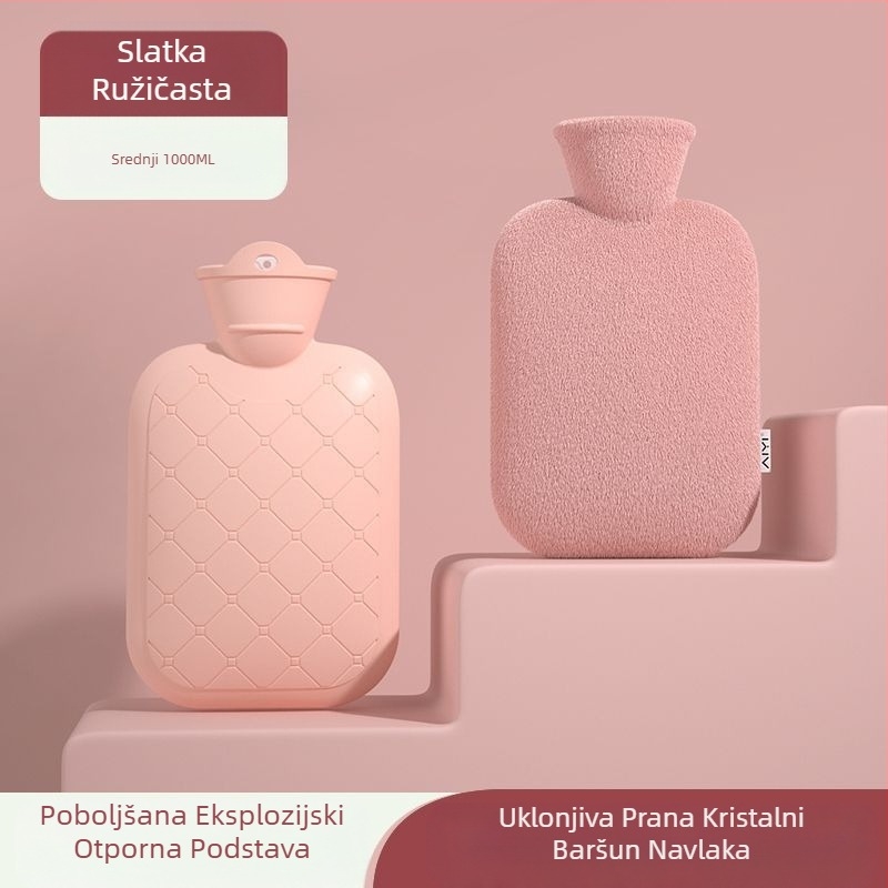 Vrećica s toplom vodom, punjiva, grijač za ruke, otporna na eksploziju, uklonjiva i periva, topli pojas za bebe, topli i hladni pojas za menstruaciju, topli pojas za trbuh