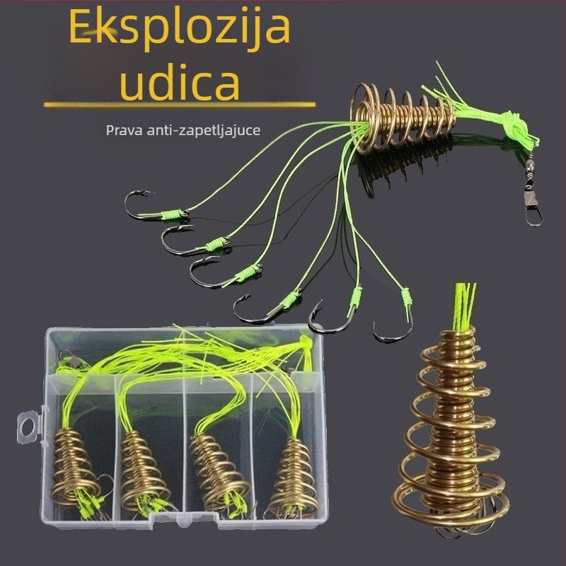 Kuka protiv viseće dna, eksplozije, protiv grebanja, Ishini udica za bacanje, štap za morski ribolov, grupni ribolovni artefakt, velika opružna udica za bombe