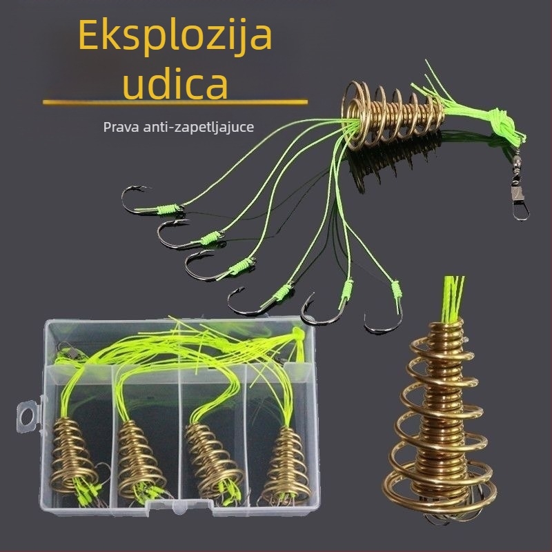 Kuka protiv viseće dna, eksplozije, protiv grebanja, Ishini udica za bacanje, štap za morski ribolov, grupni ribolovni artefakt, velika opružna udica za bombe