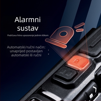 Komercijalni profesionalni VHF ručni voki-toki otporan na padove, velike snage, otporan na buku, za inženjersku komunikaciju, sigurnost i zaštitu