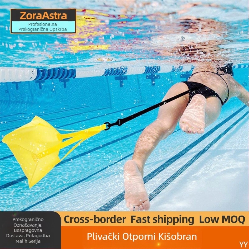 Podesivi kišobran za plivanje s otporom protiv proklizavanja, za djecu i odrasle, slobodni stil, podvodni otpor, oprema za trening izdržljivosti