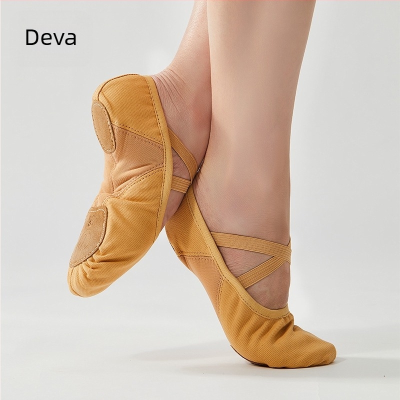 Plesne cipele s mekim potplatom za djecu, platnene cipele za vježbanje, šivanje joge, cipele za ples za odrasle, baletne cipele za vanjsku trgovinu