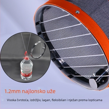 Izravna opskrba tvornice Cilindrični Huisheng berač loptica za stolni tenis Profesionalni berač loptica Velikog kapaciteta za stolni tenis s više loptica za trening