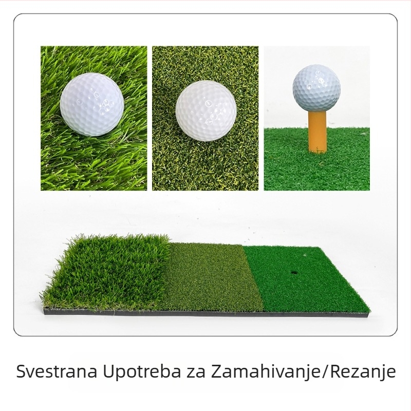 Tvornica, izravna podloga za vježbanje golfa, prijenosna vanjska podloga za vježbanje ljuljačke za golf, podloga za vježbanje s tri vrste trave