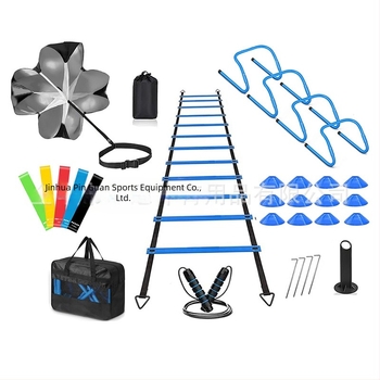 Nogometni trening Agile Ladder Logo Disc Resistance Umbrella Mekano odijelo Skakanje Lattice Agile Ladder Lestve od užeta Trening odijelo