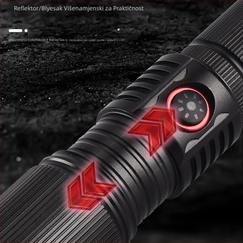 LED vodootporna teleskopska zoom 5W infracrvena svjetiljka 850nm za vanjsko punjenje 940nm DIY svjetiljka 21700