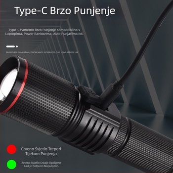 LED vodootporna teleskopska zoom 5W infracrvena svjetiljka 850nm za vanjsko punjenje 940nm DIY svjetiljka 21700